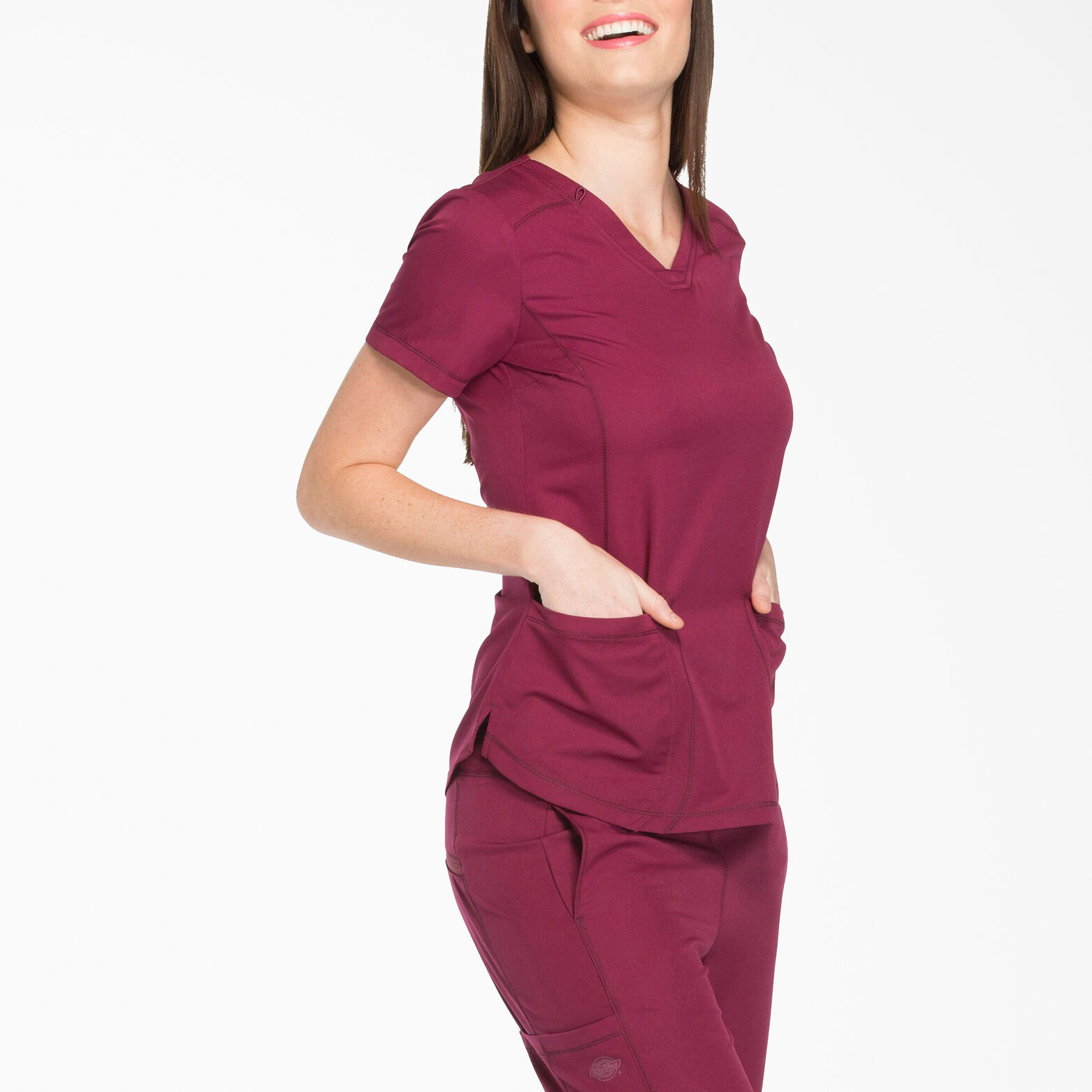 DK730 Dickies Dynamix Women's V-Neck Top DK730 Dickies Dynamix Women's V-Neck Top